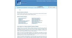 Desktop Screenshot of executivespanishimmersion.com